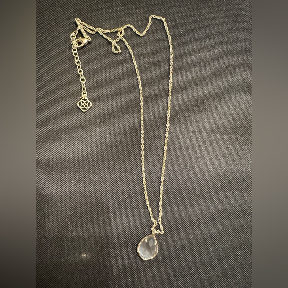 Kendra Scott Gold and Gray Necklace